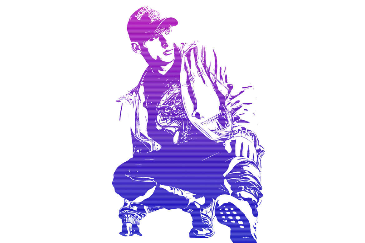 Vector Graphic FREE Photoshop Action - view 5