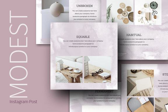 Modest FREE Instagram Post