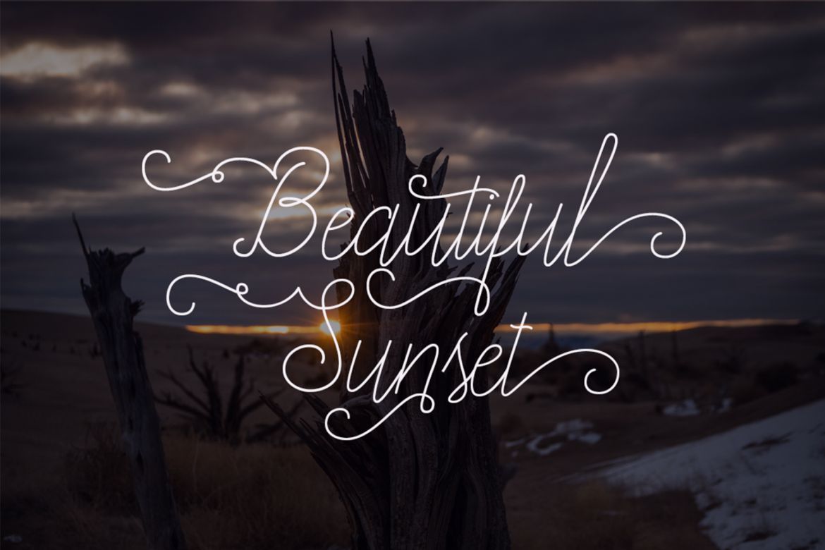 Allexandrea Script - view 4