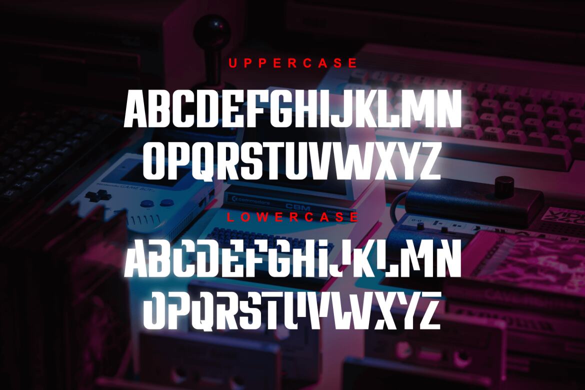 Untrouble - FREE Futuristic Font alternate