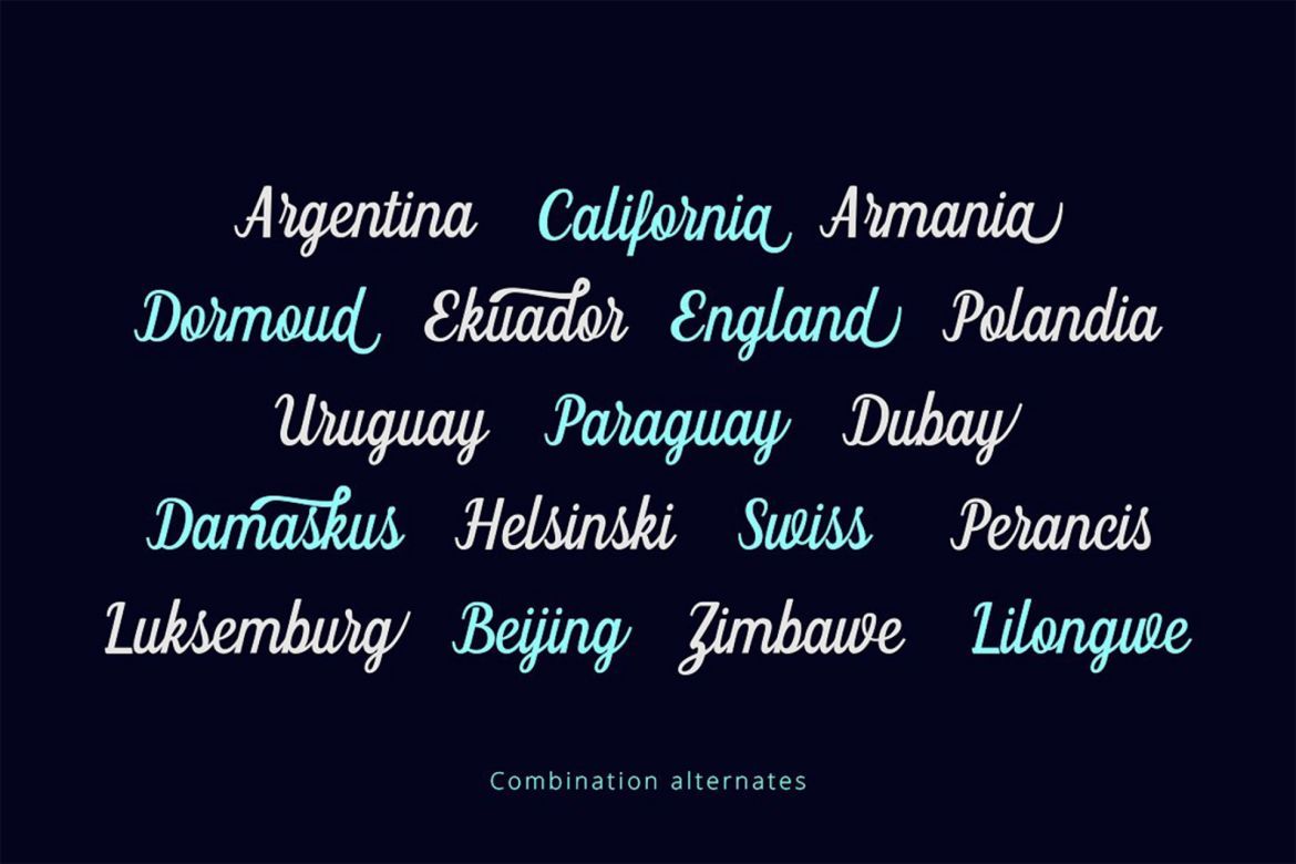 Claudia Script - view 3