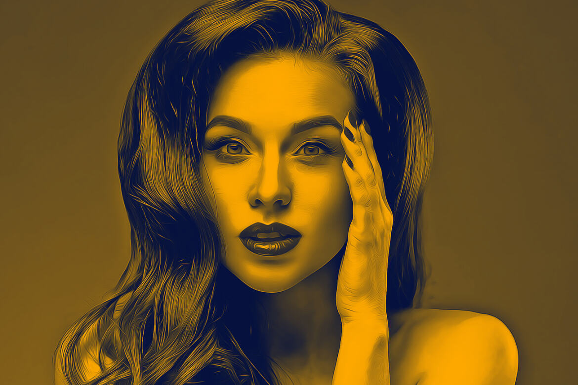 Oil Duotone FREE Photoshop Action - view 6