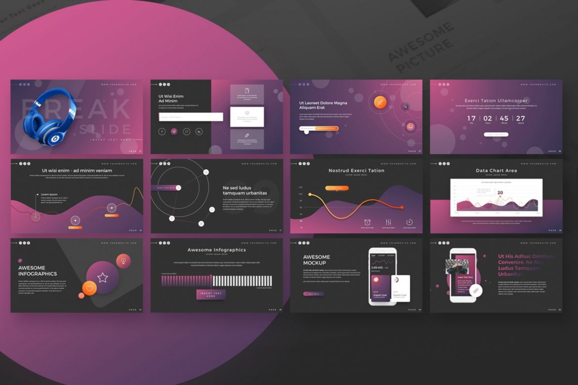 Metz Explore Powerpoint Template - view 3