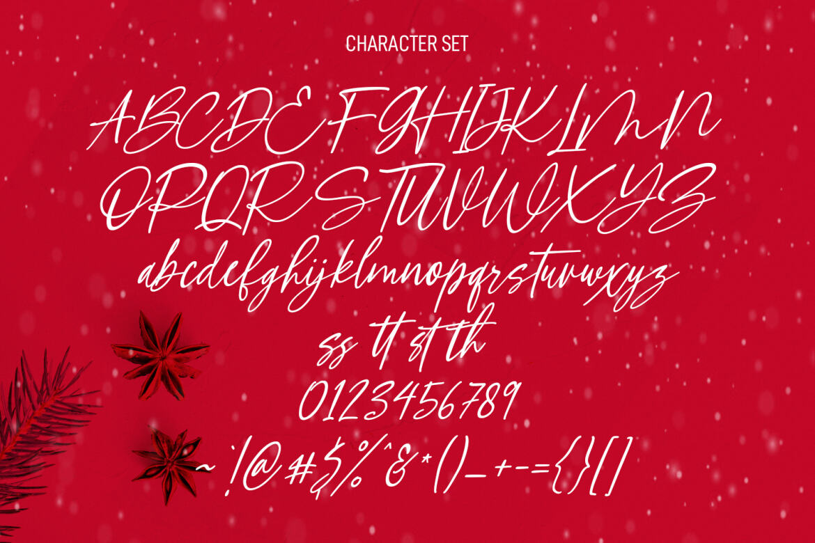 Another Christmas FREE Script Font - view 8