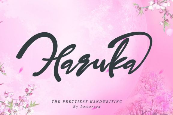 Haruka Bold Script alt