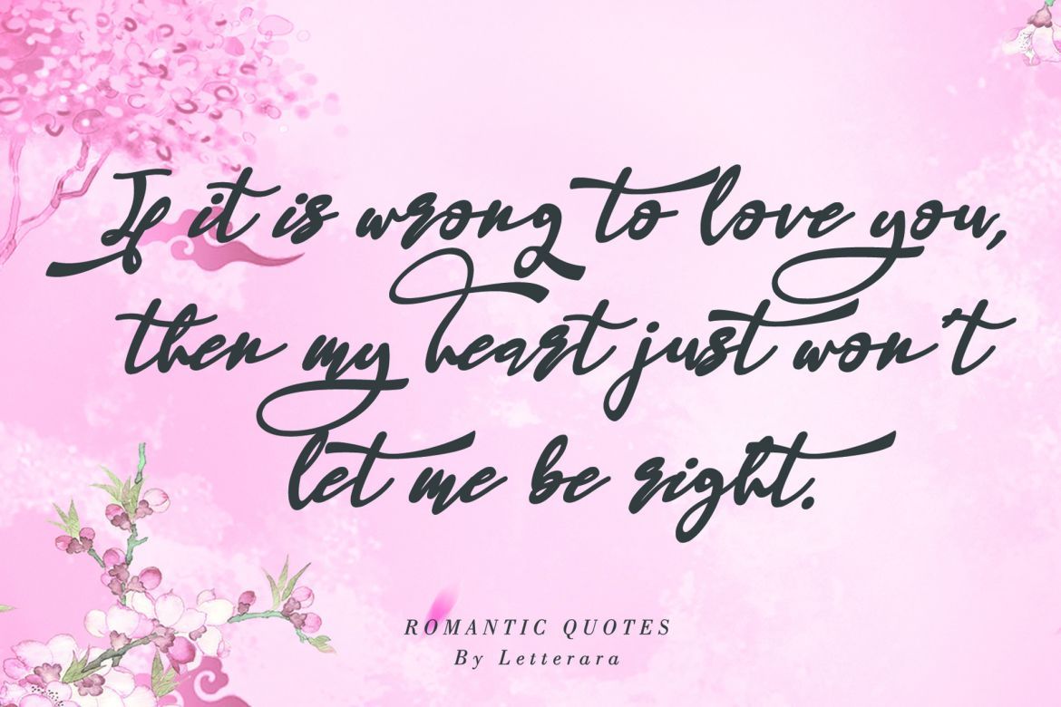 Haruka Bold Script - view 2