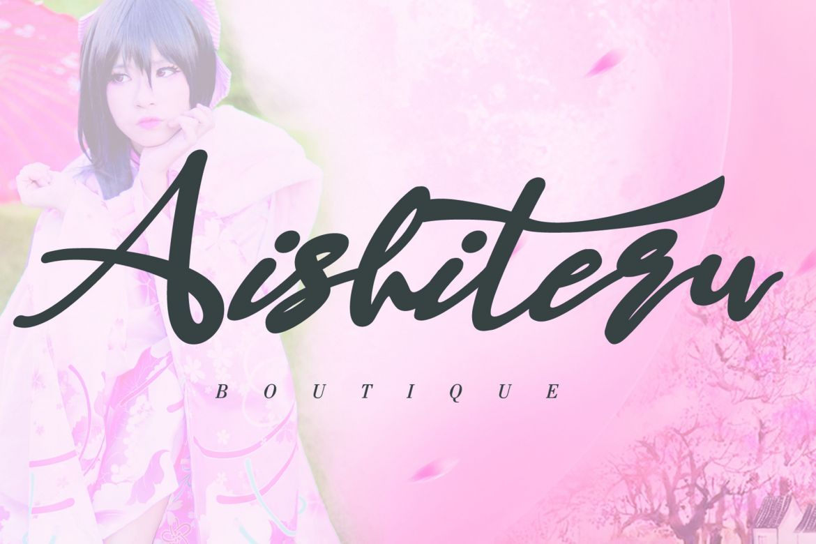 Haruka Bold Script - view 5