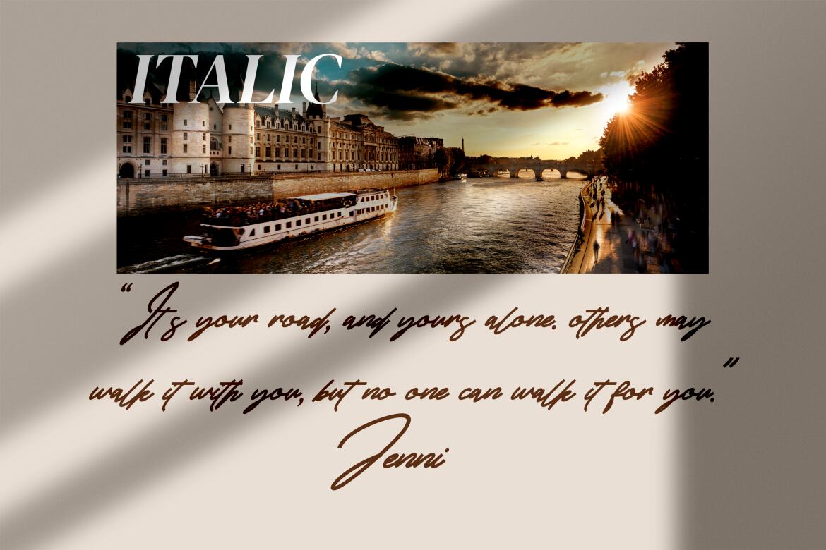 Alatheen FREE Signature Font - view 4