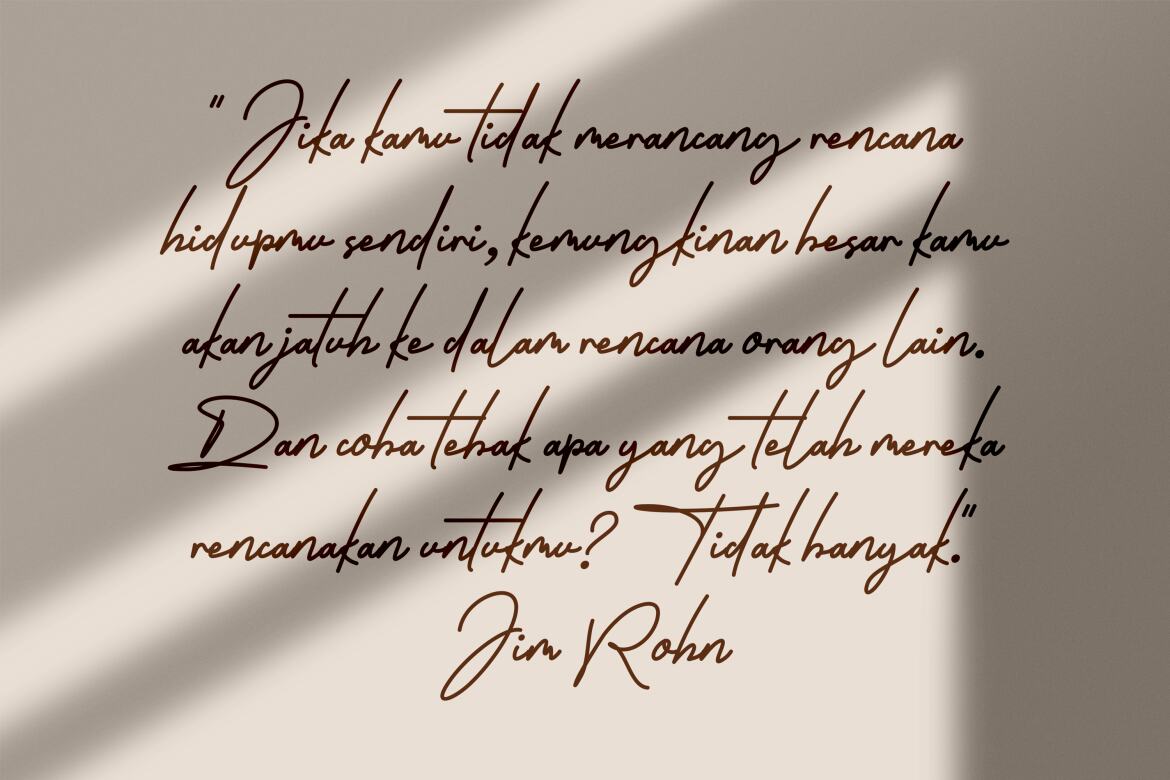 Alatheen FREE Signature Font - view 3