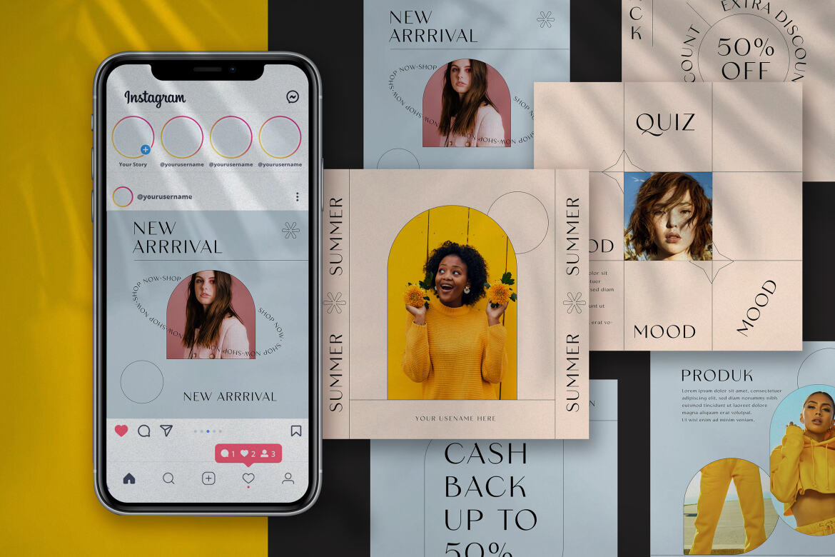 FREE Minimalist Instagram Templates - view 4