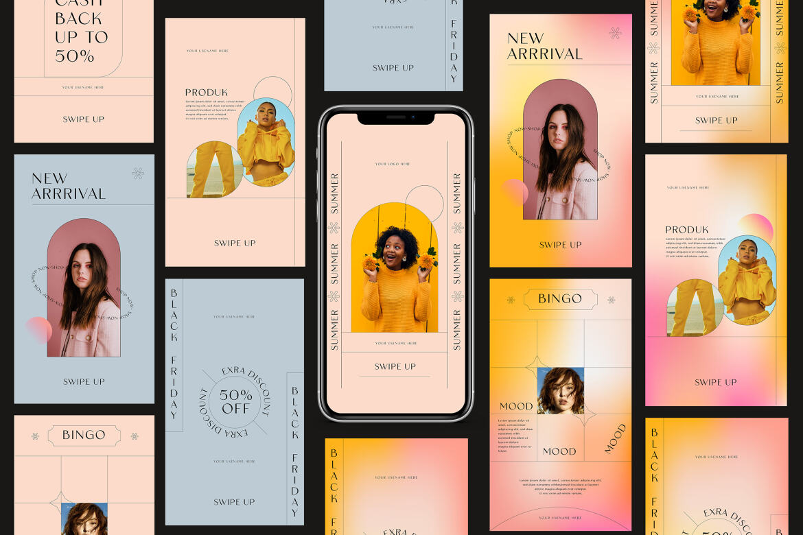 FREE Minimalist Instagram Templates - view 5