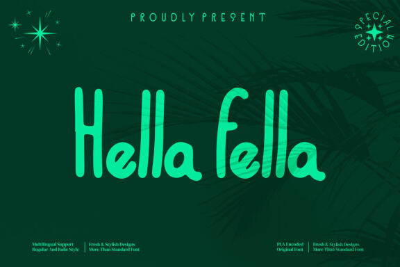 Hella fella FREE Font