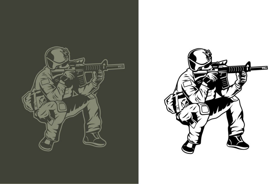 American Army Vector alt