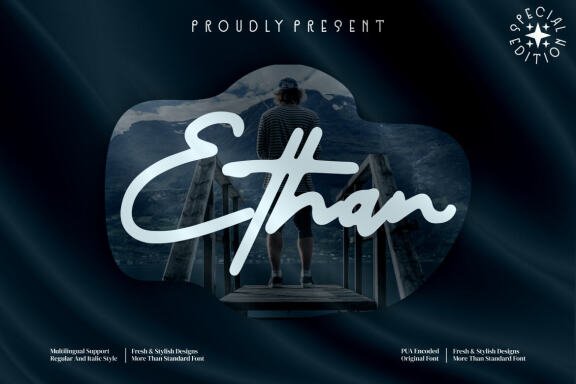 Ethan FREE Signature Font