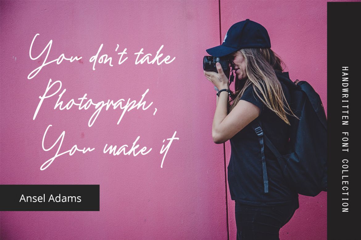 Butterfly Monoline Script - view 4