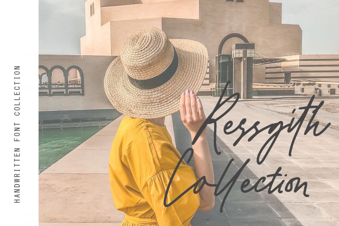 Butterfly Monoline Script - view 6