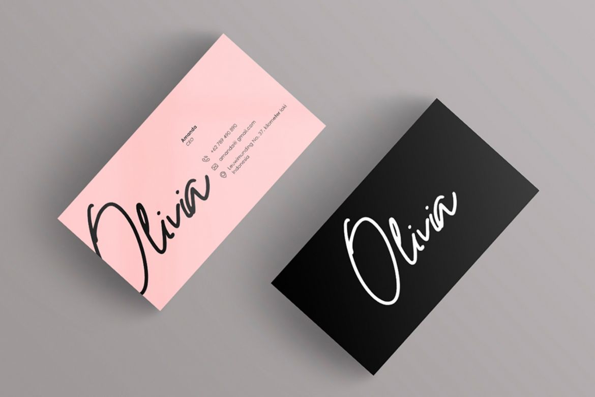 Butterfly Monoline Script - view 7