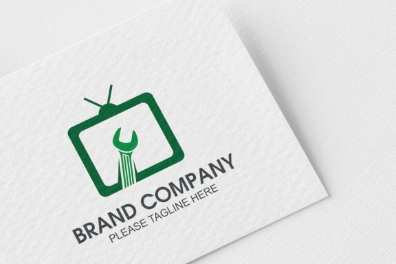 Television Repair Logo