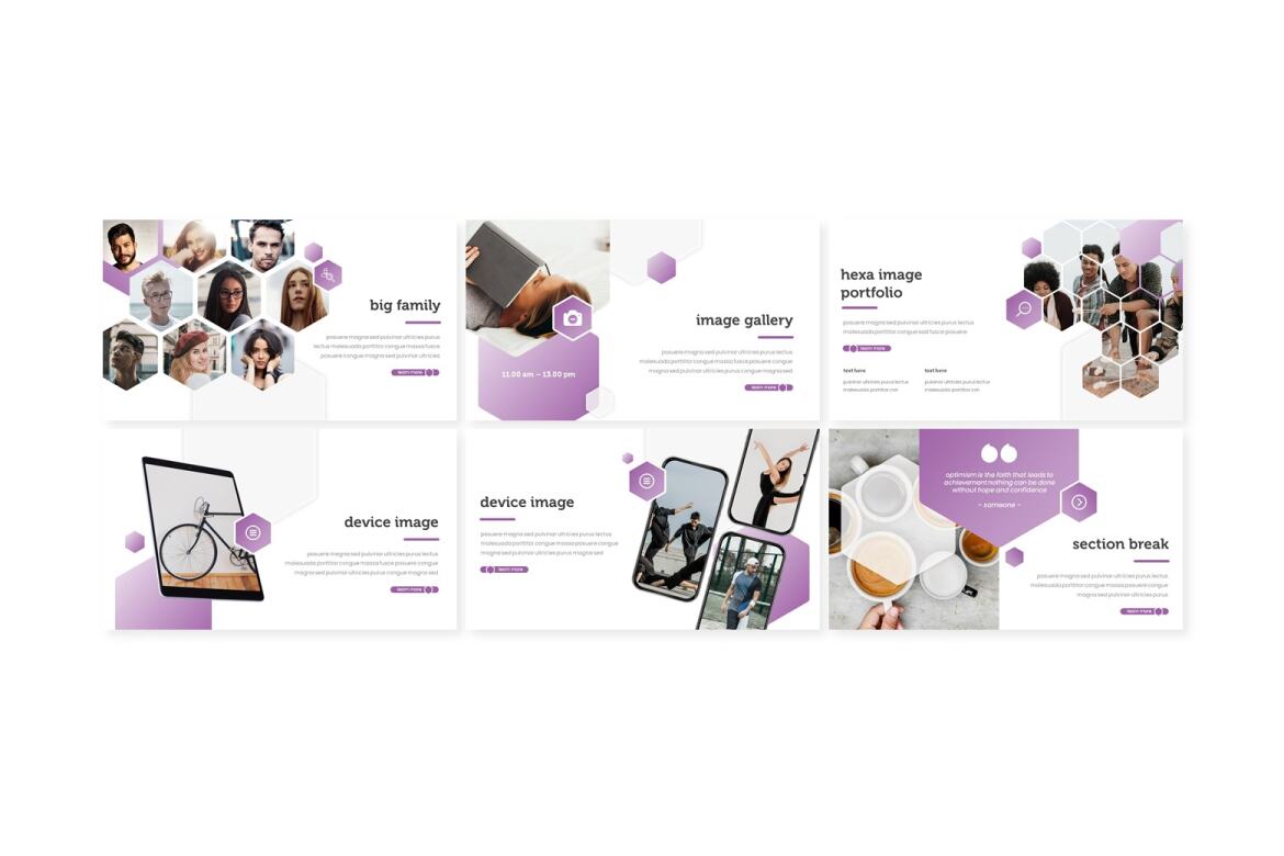 Hexodus FREE Keynote Template - view 4