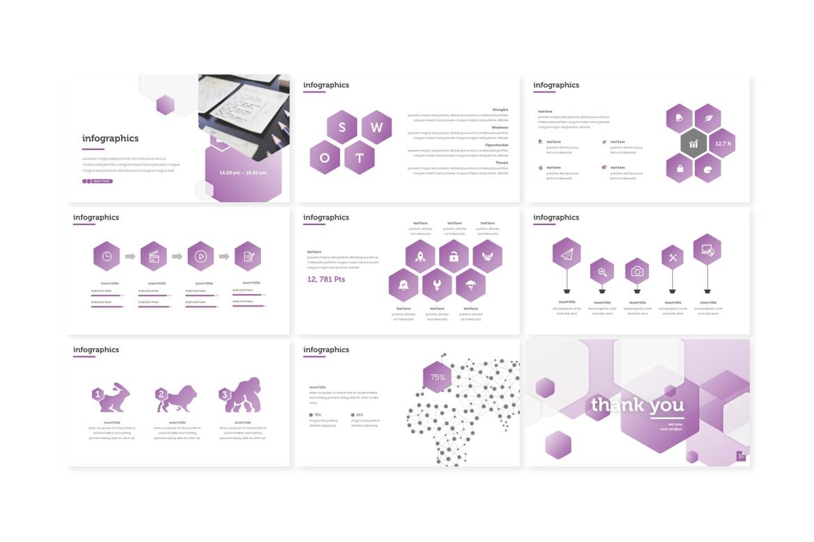 Hexodus FREE Keynote Template - view 5