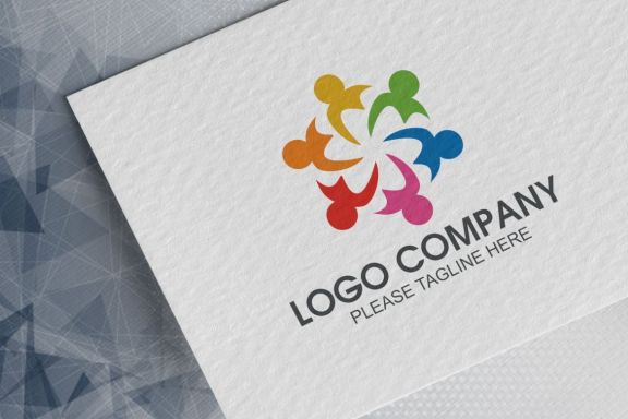 Social Team Work Logo