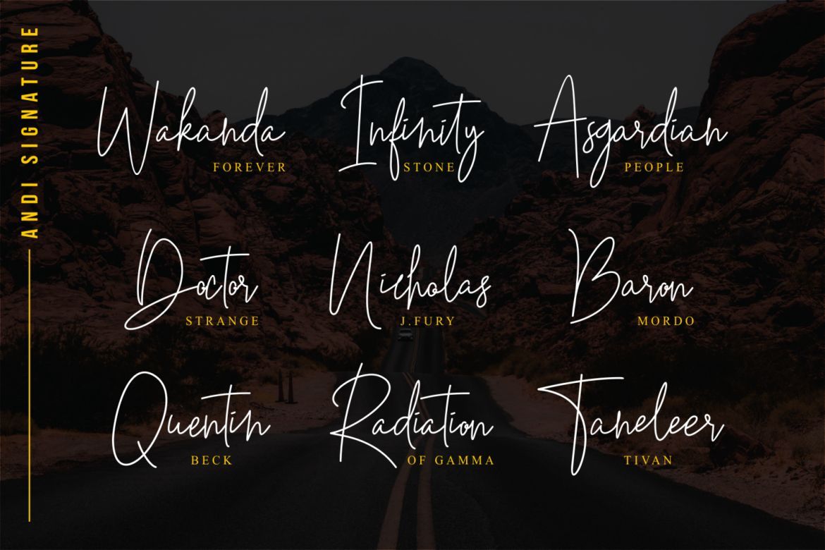 Andi Signature - view 2