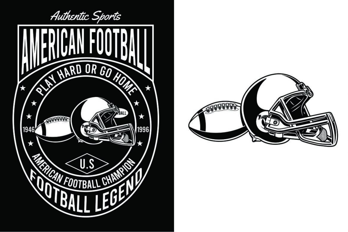 American Football Vector alt