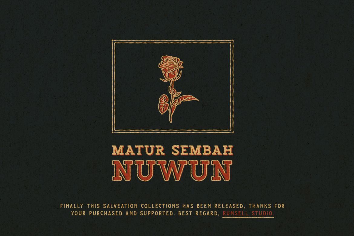 Salveation Font Collection - view 2