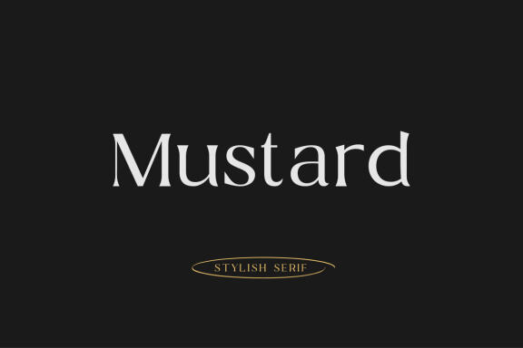 Mustard FREE Serif Stylish Font