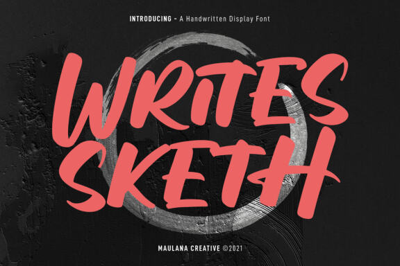 Writes Sketh FREE Handwritten Font