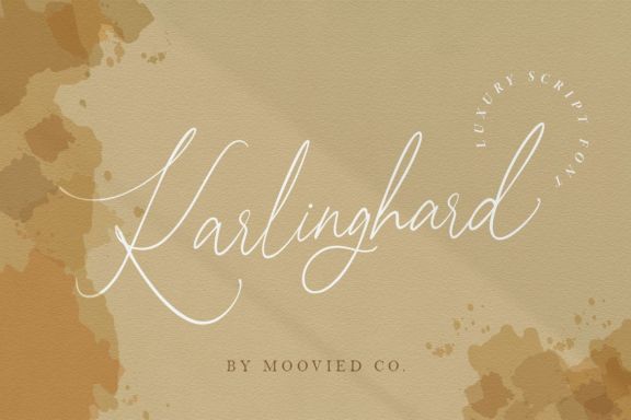 Karlinghard Luxury Signature Font