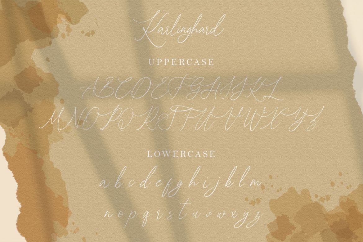 Karlinghard Luxury Signature Font - view 8