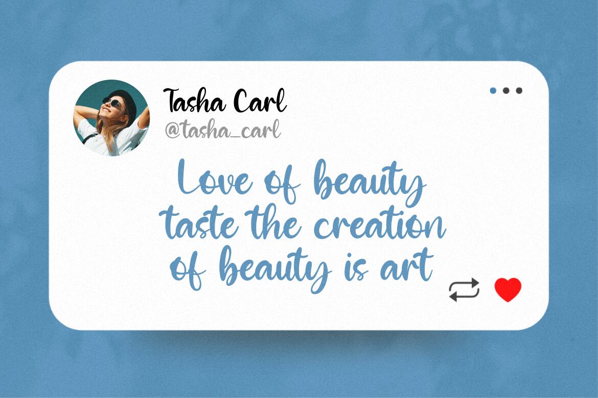 Blue Elfira FREE Font - view 7