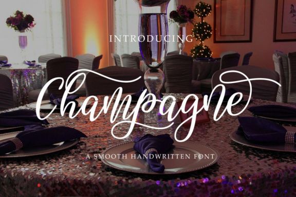 Champagne script