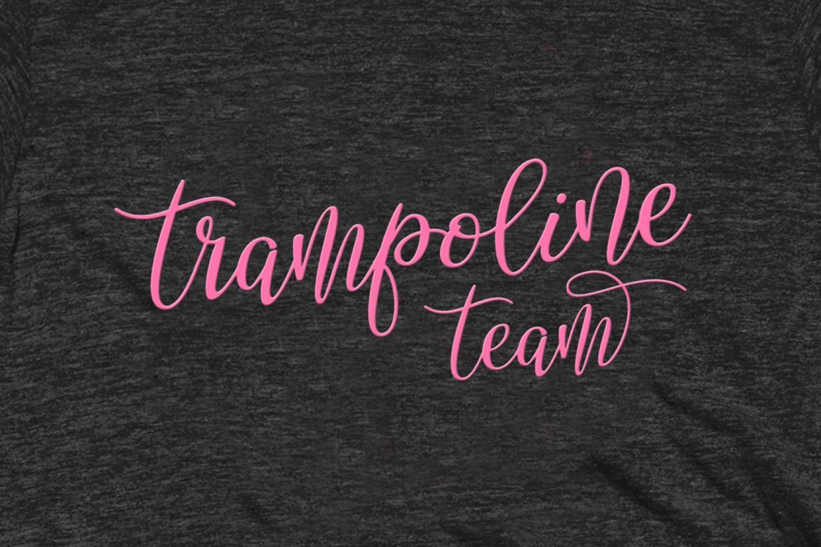 Champagne script alternate