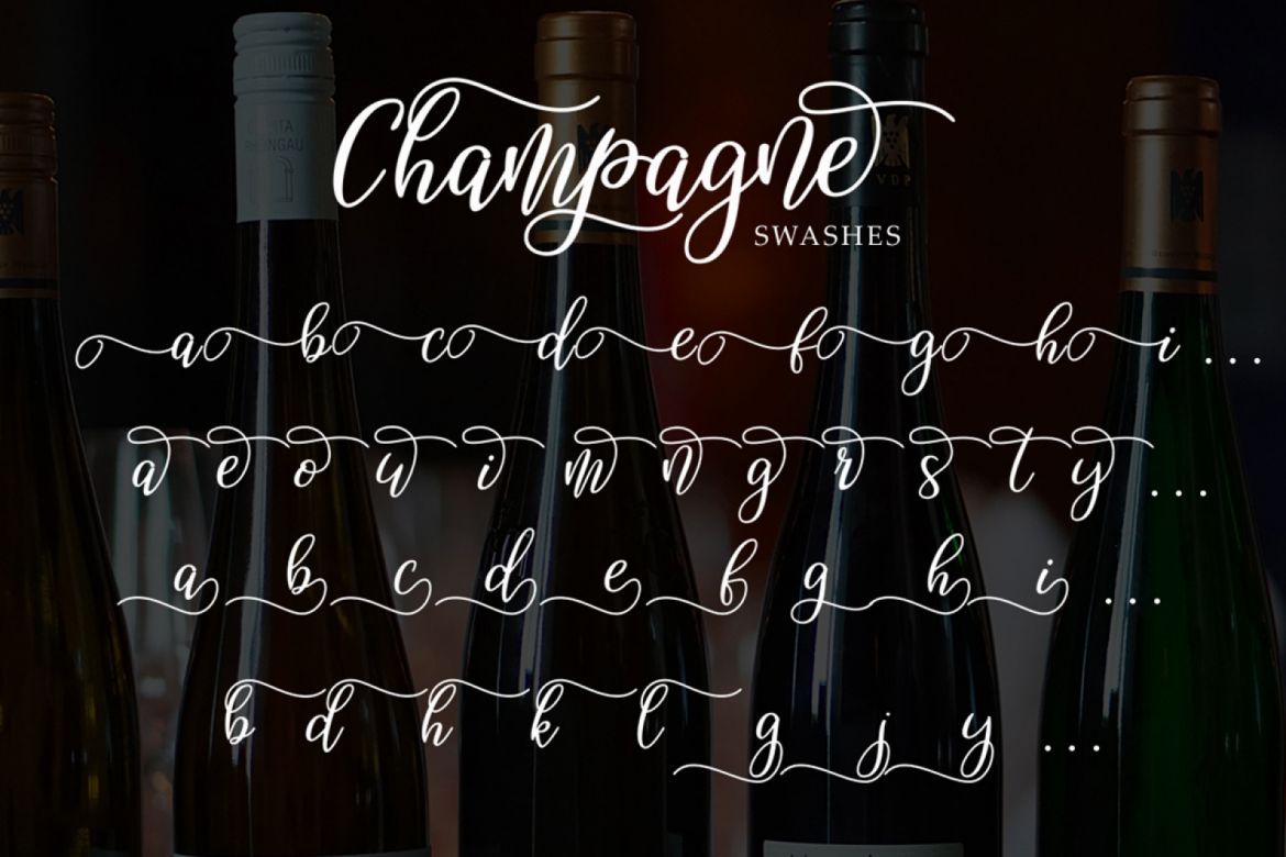 Champagne script - view 6