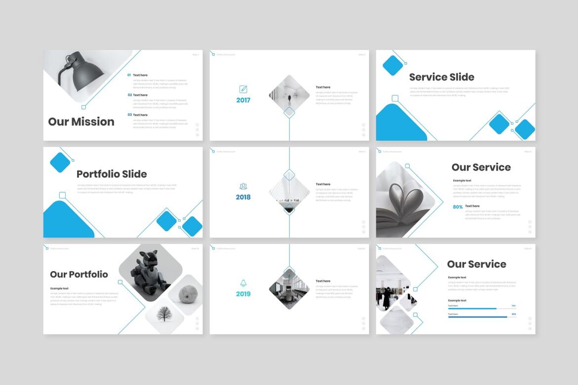Puffer FREE Keynote Template - view 3