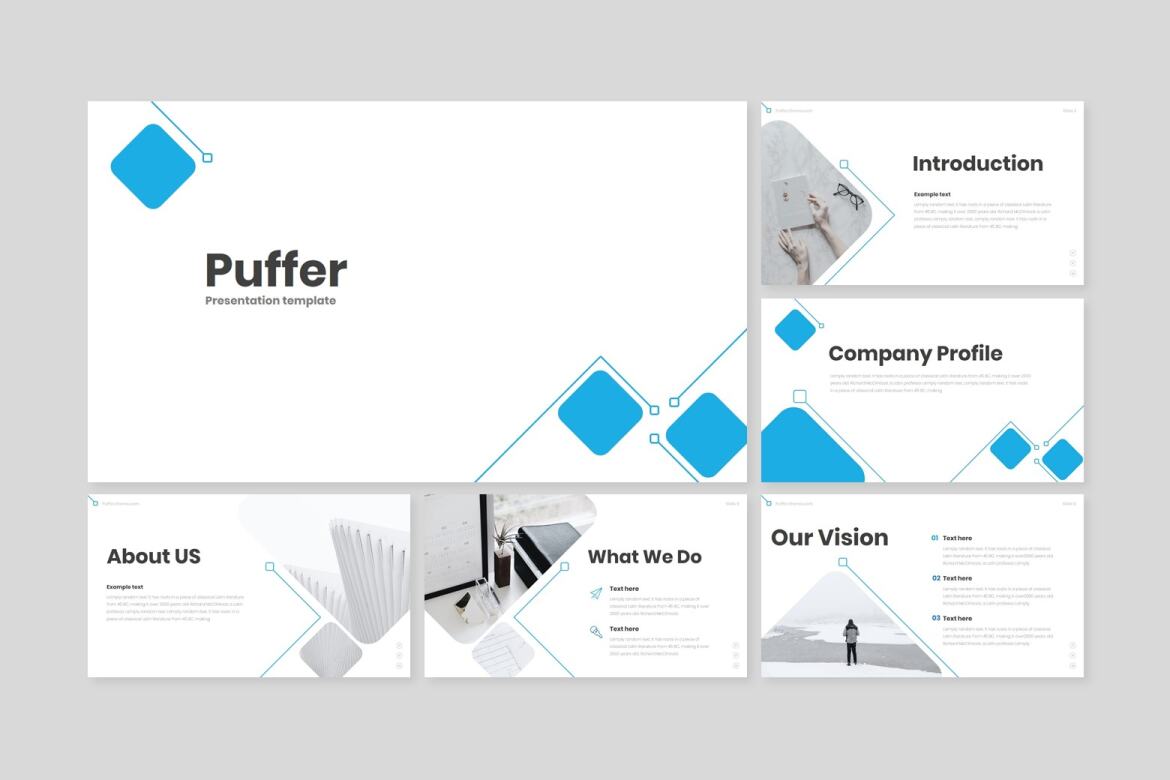 Puffer FREE Keynote Template alternate