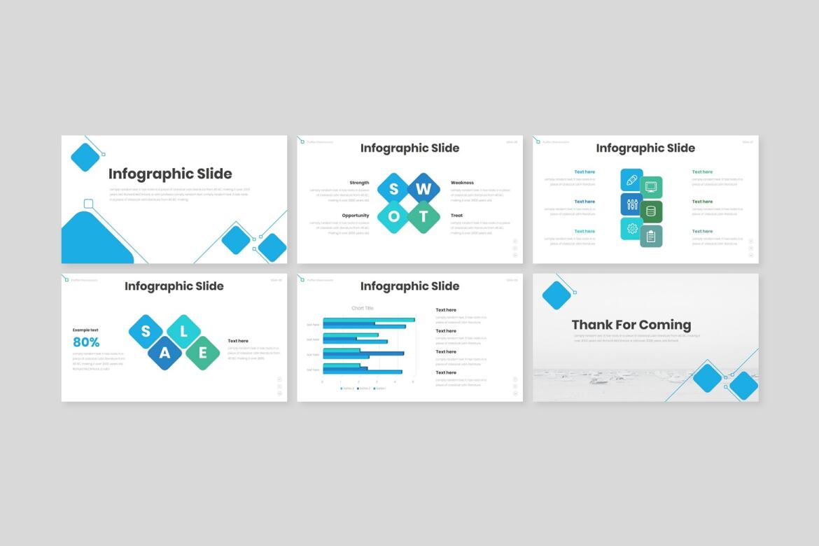 Puffer FREE Keynote Template - view 5
