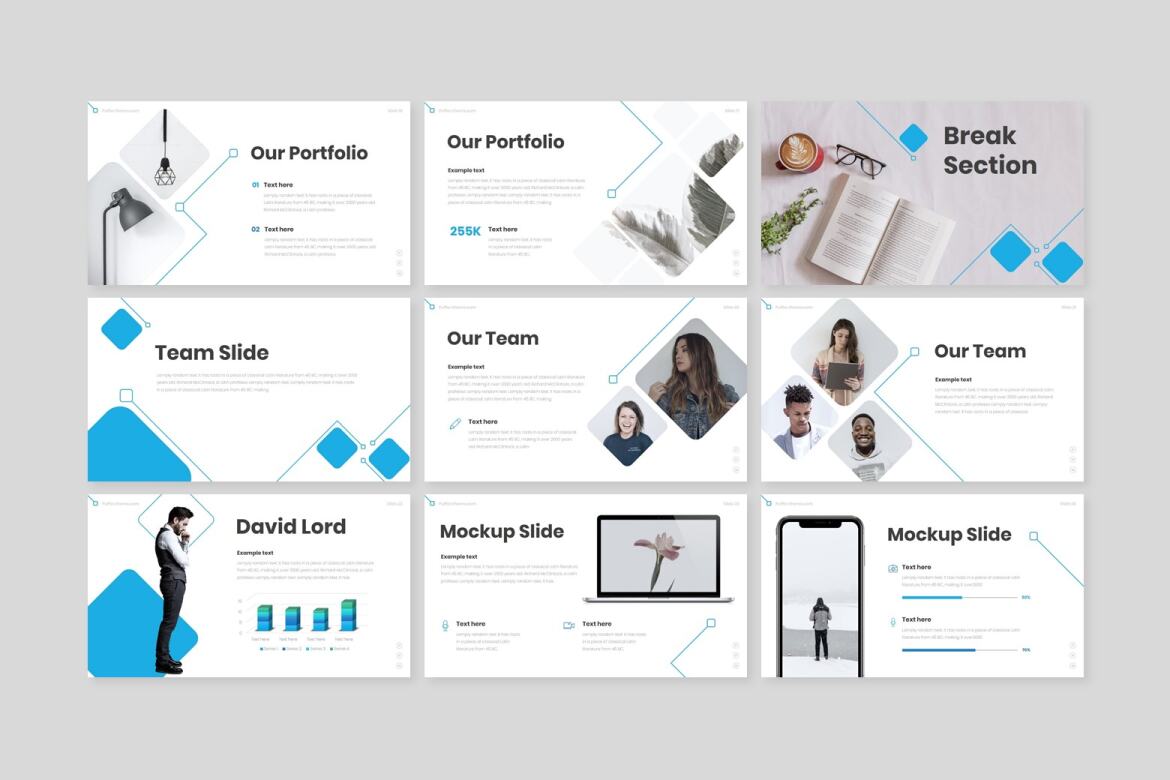 Puffer FREE Keynote Template - view 4