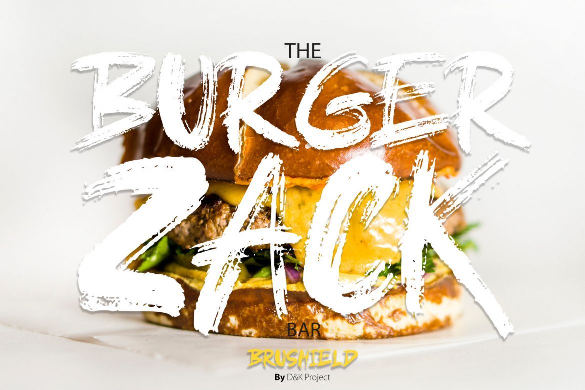 Brushield a brush font - view 3