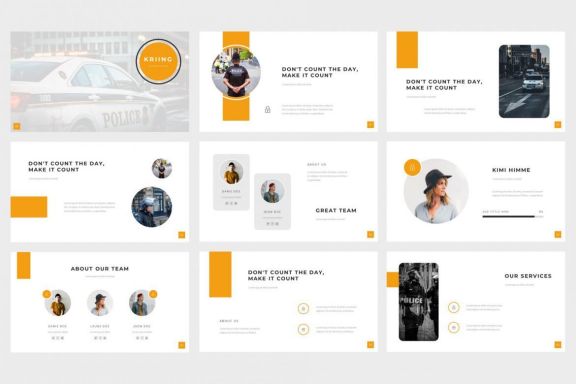 Kriing - Security PowerPoint Template