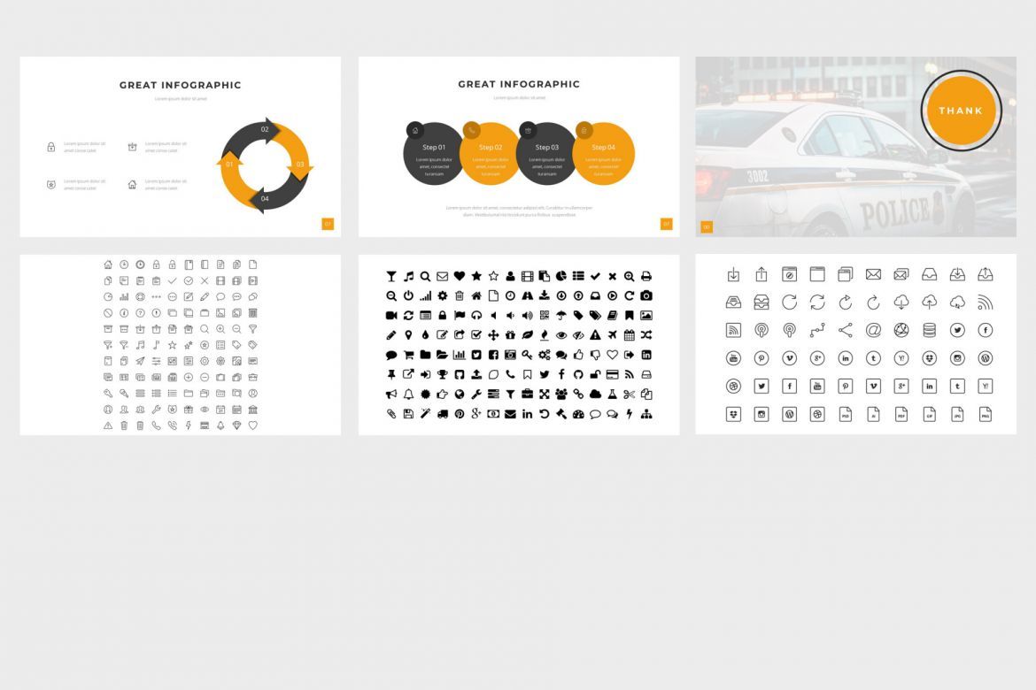 Kriing - Security PowerPoint Template - view 4