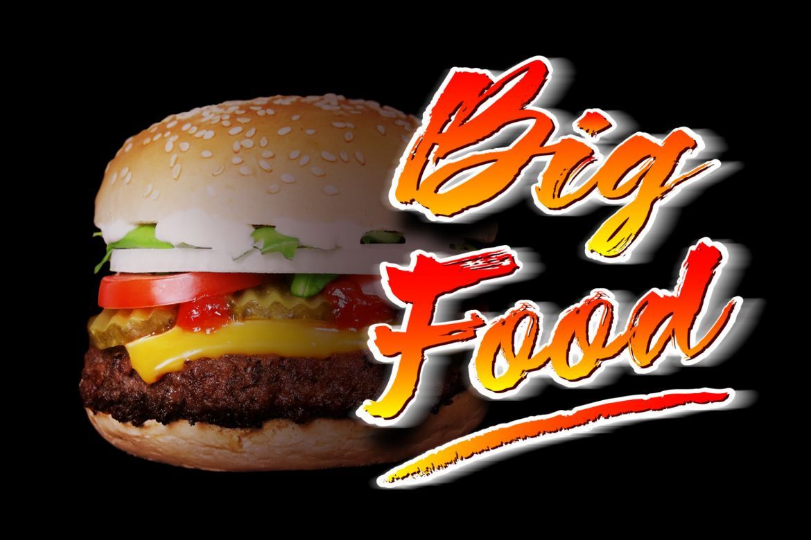 Hardy Blow Brushstroke Font - view 3