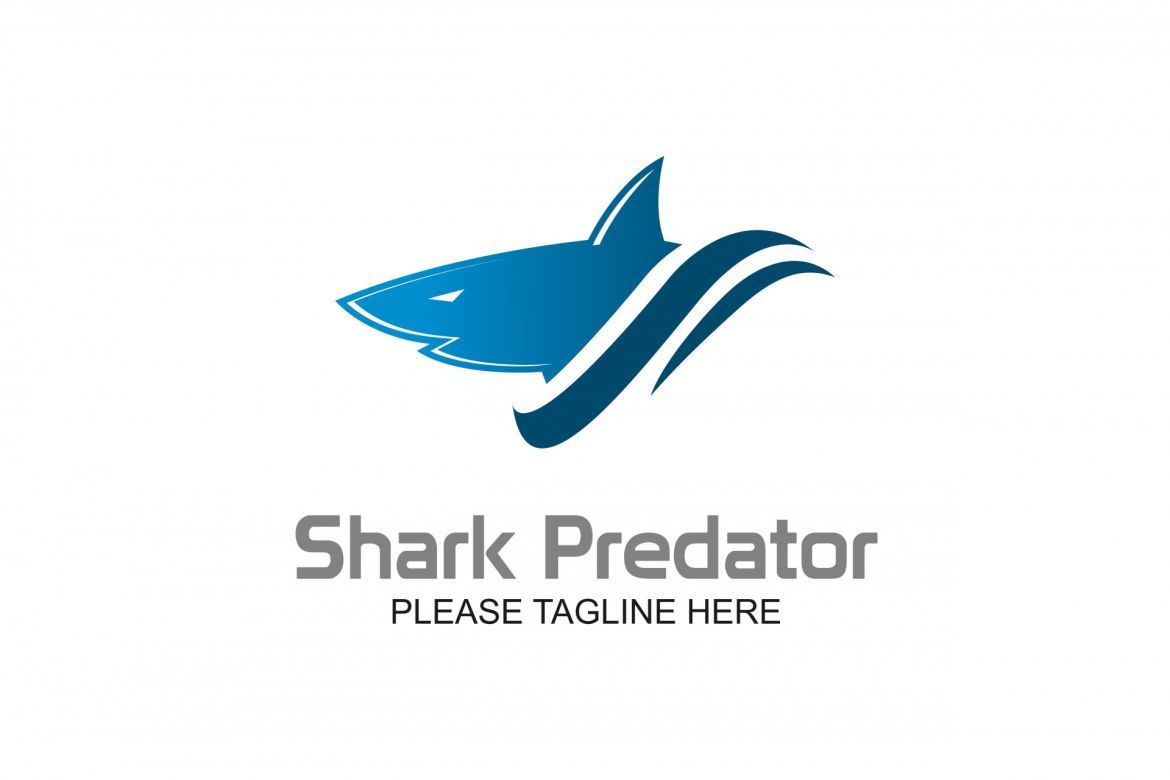 Shark Predator Logo - view 2
