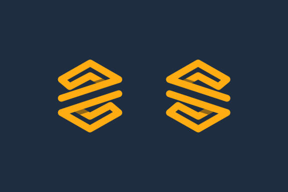 S or Z Hexagon Box - Free Logo