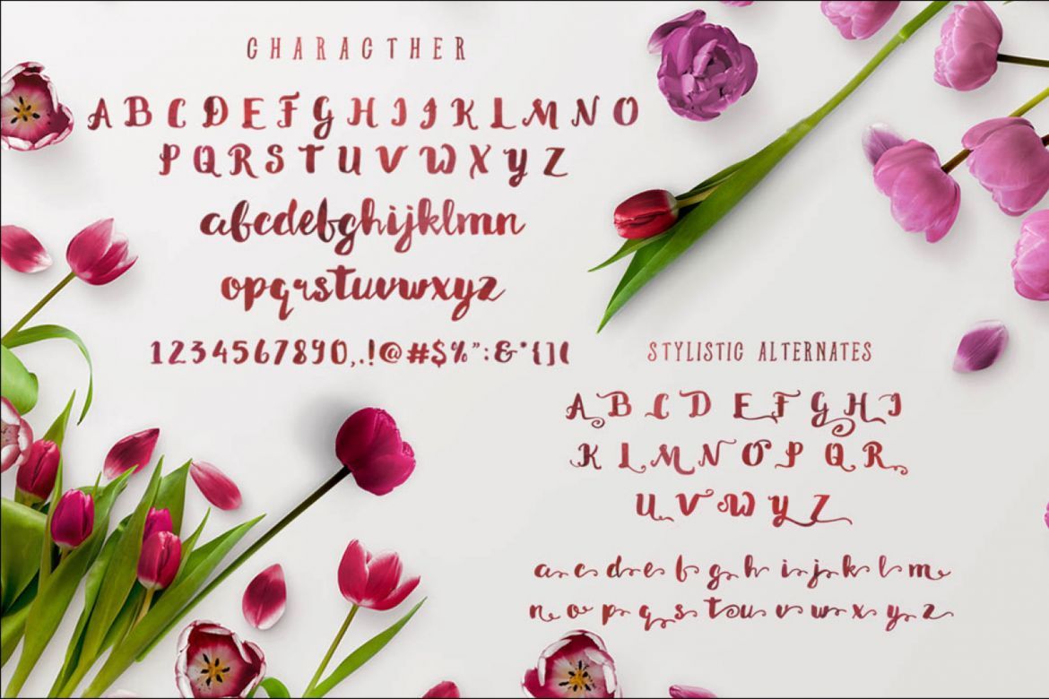 Lativa Typeface alt