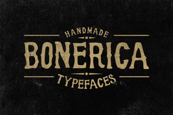 Bonerica - Handmade Typeface