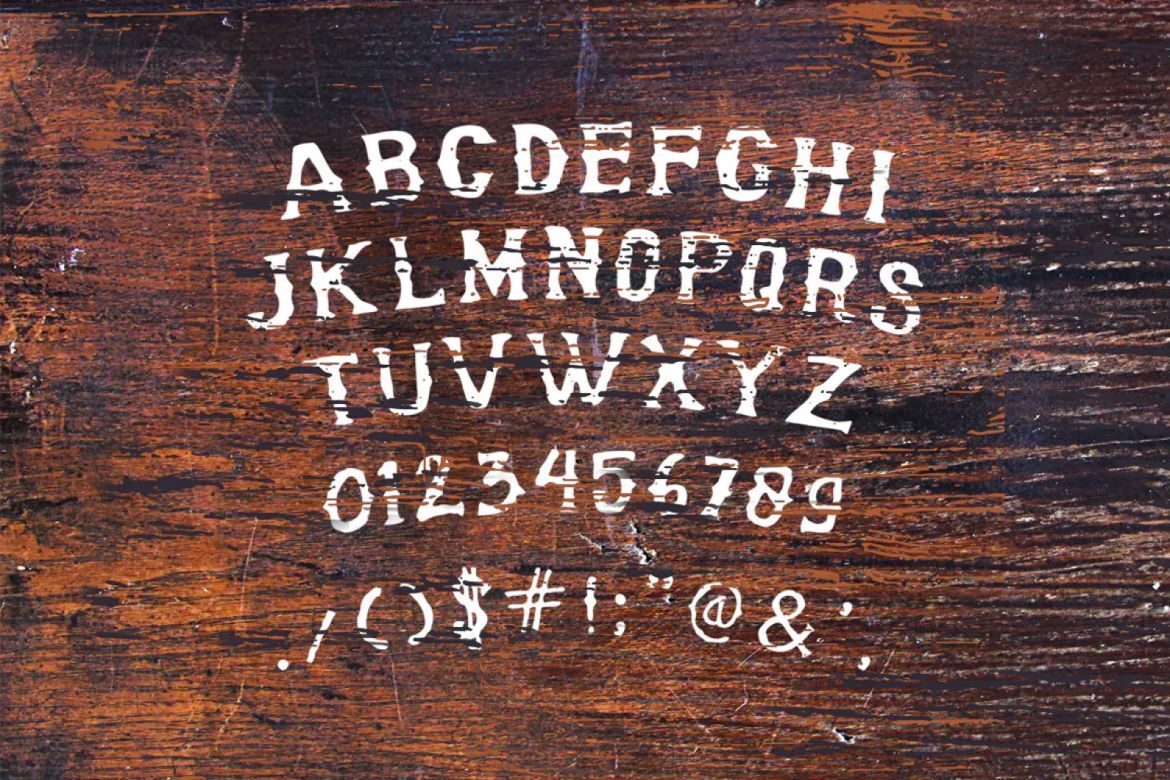 Bonerica - Handmade Typeface alt