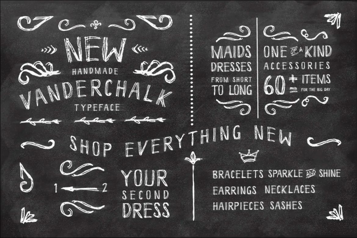 Vanderchalk typeface alt